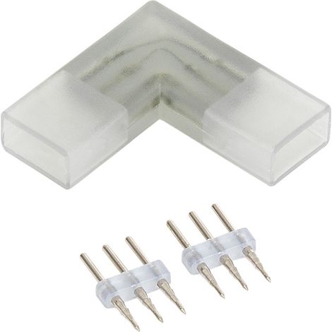 Conector Tipo "L" para Tira LED CCT 220V AC Ancho 14 mm 14 mm (1/3)