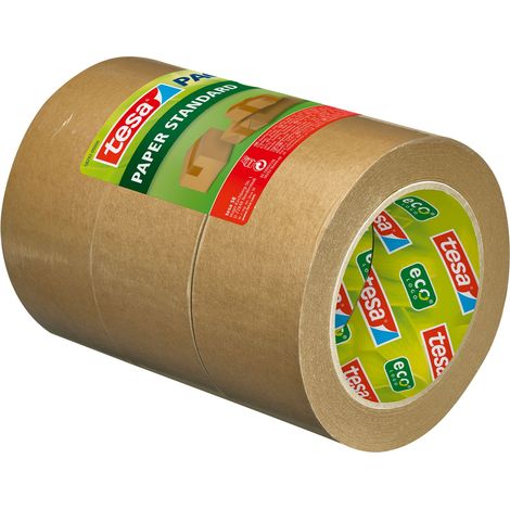 tesa STANDARD ecoLogo® 58292 Packband  Braun (L x B) 50 m x 50 mm 3 St.