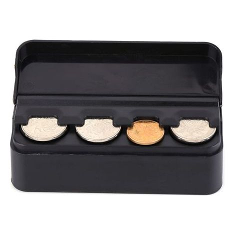 Organisateur de Distributeur de Porte-monnaie de Voiture, Boîte de Rangement de Porte-monnaie en Plastique Portable Automatique, Poches Latérales de Siège, étui de Poche, Sac de Rangement. (1/5)