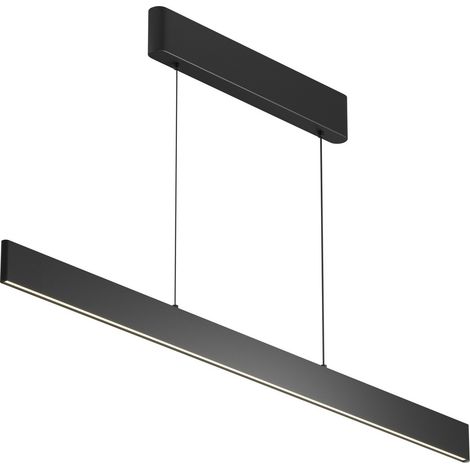Suspension linéaire LED noire 36W Euphoria Maytoni Tech (1/2)