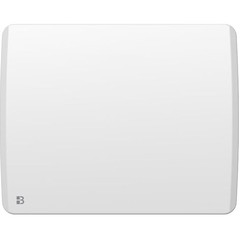 Radiador eléctrico fijo cerámico de inercia seca Bestherm ARIA blanco horizontal de 1000W (sin enchufe)