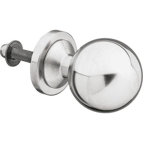 AMIG Bouton de porte d´entrée 10 Ø60 mm Acier inoxydable AISI 304 Mat (1/3)