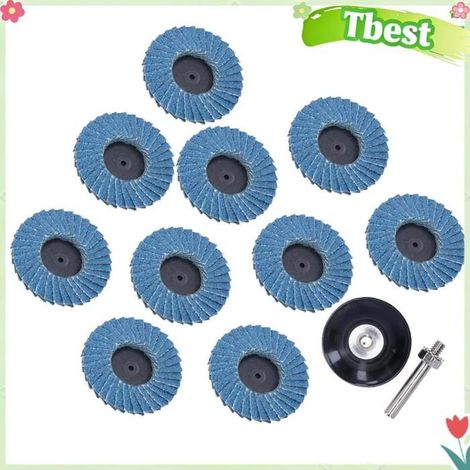 Tbest Meule abrasive Roue Abrasive, Disque de Rabat de Grindme de à 80 Grains, Meulage en Métal Haute outillage roulette (1/5)