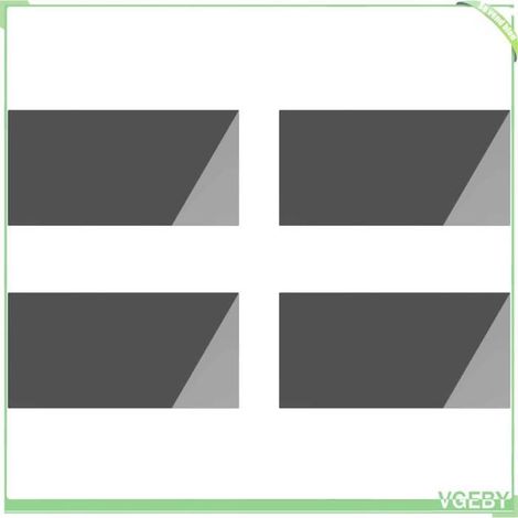 Plateau de table - FAFEICY - 318763 - Verre trempé - Noir mat - Rectangulaire compatible 200x100 (1/5)