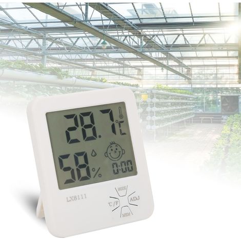 Thermohygromètre multifonctionnel LX8111 pour serres et entrepôts agricoles (1/5)