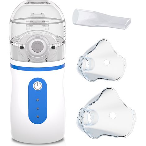 Wolketon Inhalateur nébuliseur portable et silencieux, fourni avec embout buccal et masque (1/5)