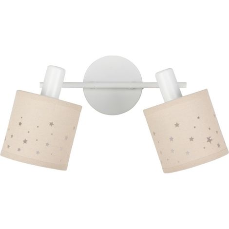 Rampe 2 spots lin beige (1/5)