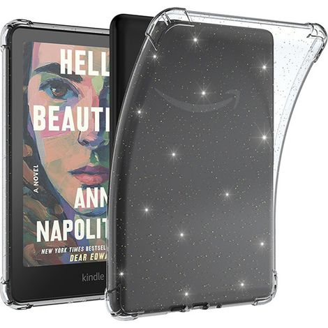 Coque De Protection TPU Transparente Avec Paillettes - Pour Kindle 11e Génération 6 Pouces - Coins Renforcés - 1 Pièce (1/5)