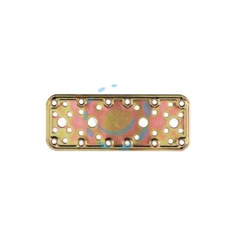 PIASTRA DI GIUNZIONE PESANTE DRITTA ART.772 - mm.180x65x2,2 spess.