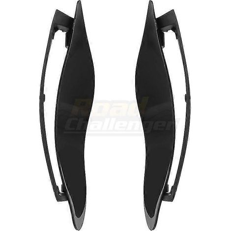 Déflecteur d'air latéral de pare-brise réglable pour moto Harley Electra Glide Tri Glide Street Glide 2014-2020 - Noir (1/5)
