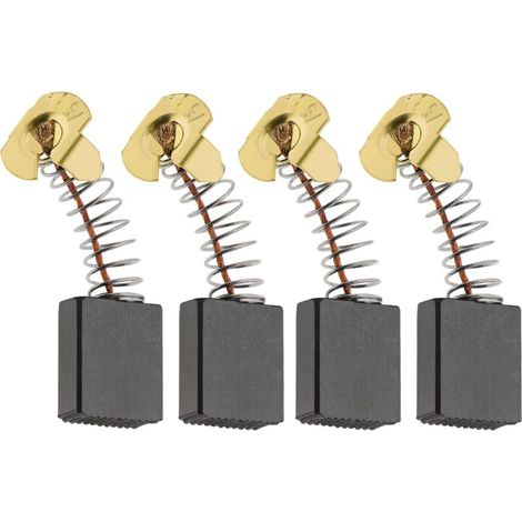 El Señor de las Herramientas 2 pares de escobillas de carbón para motores Bosch PTS10 MK, compatibles con accesorios para herramientas eléctricas Einhell RT-TS 1725 RT-SM 305 L KGSZ 3050 6,5 x 13,5 x 