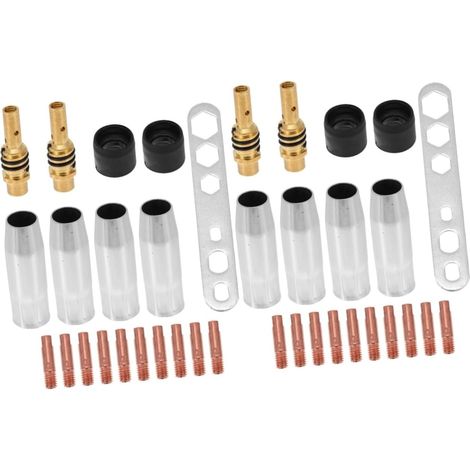 Kit de soudage MIG 38 pices avec torche pour mtaux (1/5)