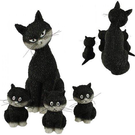 Statuettes Les chats par Dubout