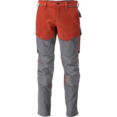 Pantaloni con tasche per ginocchiere MASCOT Ultimate - Rosso - Taglia 48 - Cucitura interna 82 - 22379-311-2489-82C54