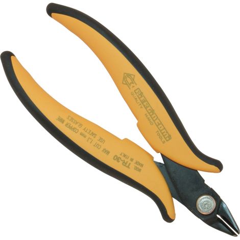 Piergiacomi - TR30 utensile Testa Media Lunghezza 138mm- Taglienti da 8mm inclinati a 27° per Il Taglio Raso di Rame o Altri Materiali duttili - Fino a Ø1.30 mm 16 (awg) - Arancione - Made in Italy (1/2)