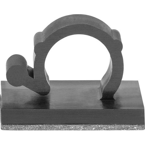 HellermannTyton MAGRA9-PA66/NDFEBR5-BK (25) Clip fermacavi 151-04467 Intervallo Ø fascio 9 mm (max) 25 pz. (1/2)