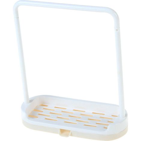 Patère de salle de bain Comptoirs de cuisine étagères de rangement porte-serviettes organisation de vidange pour salle de bain à domicile（beige） (1/5)
