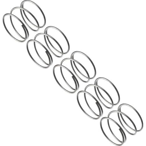 304 Stainless Steel Compression Spring, 30mm OD, 1.6mm Wire Size, 25mm Free Length, Silver Tone (1/5)