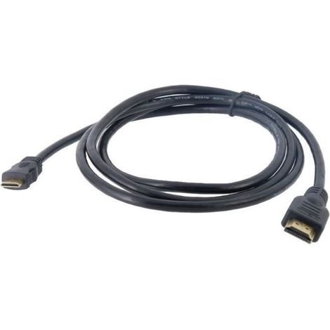 Câble HDMI - WOFALO - Mini HDMI - 1,5 m - Noir - Pratique à utiliser (1/3)