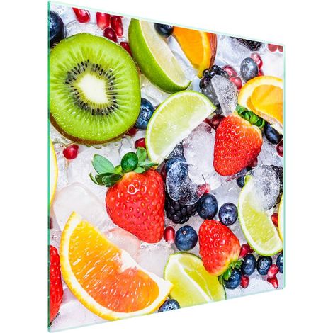Piastra protettiva in vetro per piano cottura 50x52 Frutta (1/5)