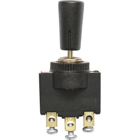 Interruttore a 3 posizioni con leva e staffa metallica 12-24 V CC/10 A, 125-250 V CA/2 A Breckner Germany (1/4)