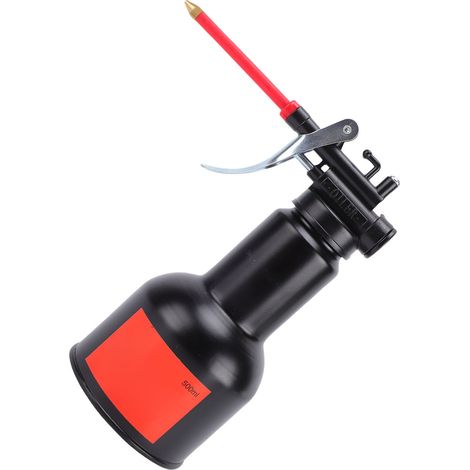 Bombe à huile haute pression manuelle en acier carbone 500 ml, pistolet graisseur pour lubrification entretien mécanique domicile (1/5)