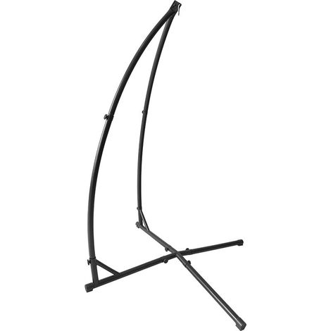 Support pour Hamac Stable de Fauteuil Suspendu en Métal, Hamac Support pour Chaises Hamac, Balançoires, l'intérieur et l'extérieur Charge Max 120KG 205cm (1/5)