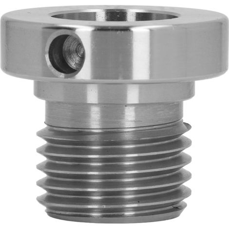 Adaptateur de broche pour tour à bois, douille de réduction en acier inoxydable pour poupée fixe, filetage mâle 33 mm, filetage femelle 25 mm (1/5)