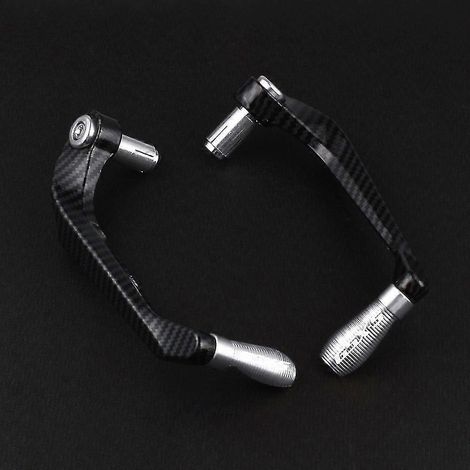 Poignées de guidon, protège-leviers de frein et d'embrayage pour moto Suzuki GSX-S 125, 150, 750, 1000, 1000F, GSX-S125, S750, S1000, S150 - Argent (1/5)