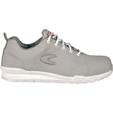 Scarpe antinfortunistiche basse COFRA WHITE S3S FO SR Grigio / Bianco 45