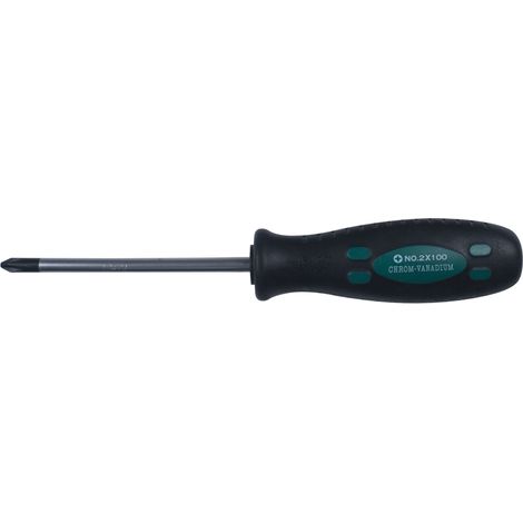 SW-Stahl 32007L Schraubendreher mit Kreuzschlitz I PH3 x 150 mm I Kreuz Schraubenzieher I Schraubendreher Werkzeug I Kreuzschraubenzieher PH