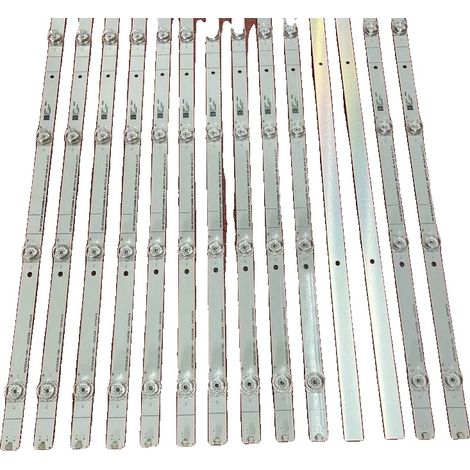 Striscia LED, kit da 14 pezzi, flusso luminoso 60 lumen, tensione nominale 3V, alimentazione CC, durata media 100.000 ore (1/5)