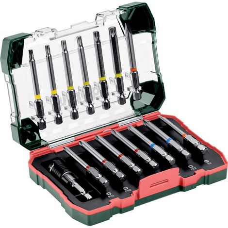 METABO Bit-Box SP, 15-teilig mit langen Bits (626718000)