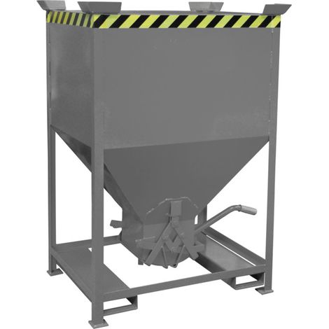 Bauer Südlohn conteneur silo SG 600, laqué, gris souris