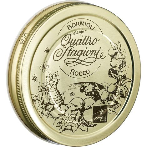 TAPPO PER VASO ERMETICO IN VETRO 'QUATTRO STAGIONI' Ø mm 86 - per vasi da ml 700/1000 -cf da 2 pz  - BORMIOLI