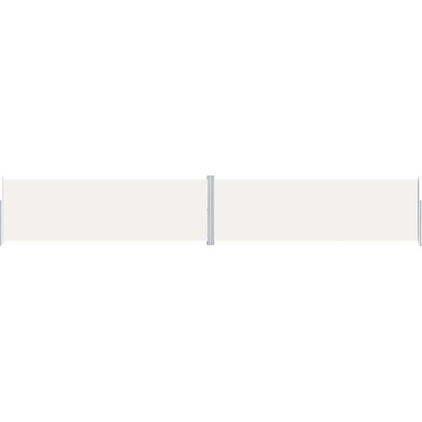 Maison Exclusive - Seitenmarkise Ausziehbar Creme 200x1200 cm