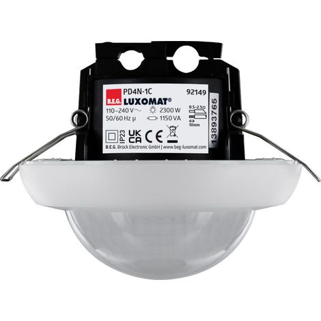 Détecteur de mouvement - 360° - Faux plafond - Télécommandable - PD4N-1C-FP - 92149 - BEG (1/4)