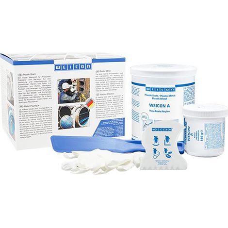 Epoxidharz zum Spachtel Weicon A dunkelgrau 2 kg