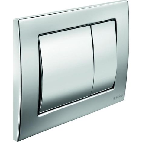 SCHELL WC-Betätigungsplatte FIELD mattchrom (1/3)