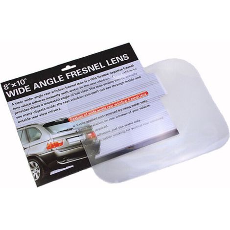 Film autocollant grand angle à lentille de Fresnel pour stationnement et marche arrière : agrandit l'angle de vue, élimine les angles morts et assure la sécurité. Accessoires de stationnement (1/5)