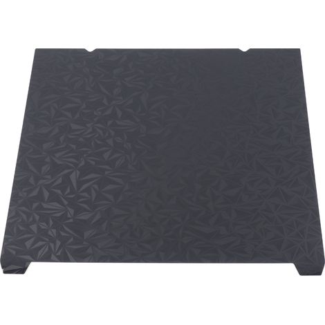 Plateau d'impression PEI motif diamant 310x315mm pour imprimante 3D K1 Maximum avec double face cannelée (1/5)