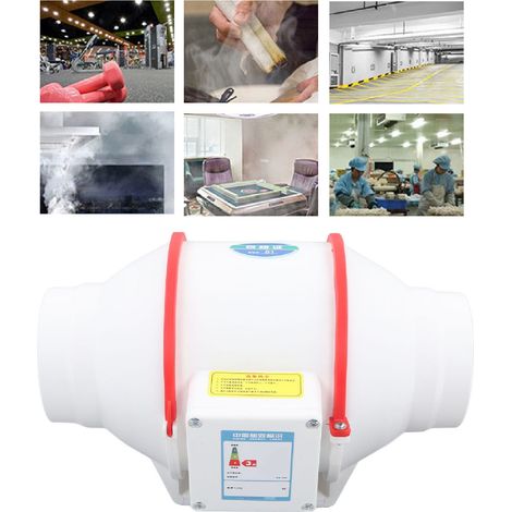 Ventilateur de conduit rond Yongji 4 pouces, hotte de cuisine haute puissance, ventilateur d'extraction, ventilateur de conduit d'appoint, norme européenne 220 V (1/5)