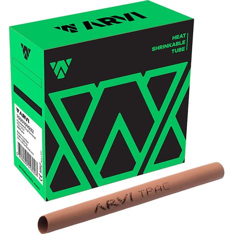 Boite De 5m De Gaine Thermorétractable Diamètre 25/12,5mm - Marron - Restreint 2:1 - Paroi Fine - Arvi Tpac-25.0-ca (1/3)