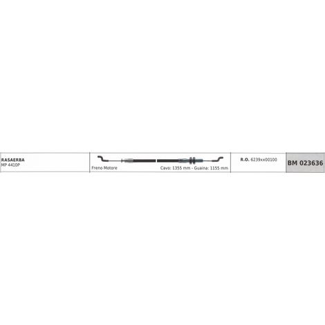 Cable de freno motor MAORI cortacésped MP 4410P cable 1355 mm funda 1155 mm