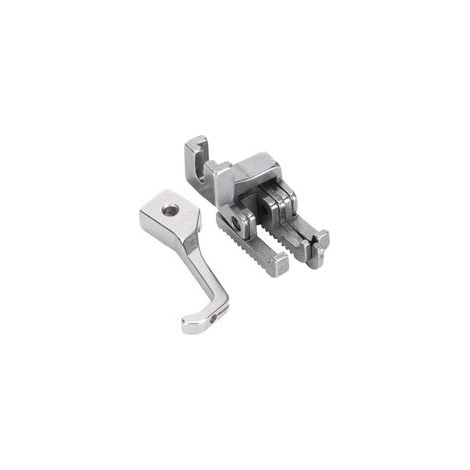 Lot de 2 pieds-de-biche à double entraînement pour machine à coudre industrielle, réglables en hauteur et en profondeur, avec lame 3/16 (1/5)