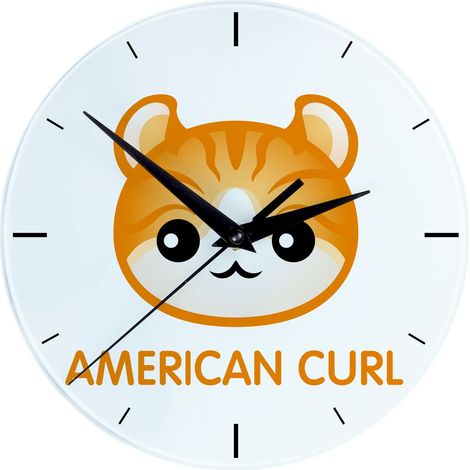 Un toque americano: un reloj de MDF con gráficos y una inscripción de Art-Dog. (1/4)