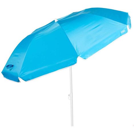 Aktive UV50 Parasol de Plage Bleu Vif 180 cm