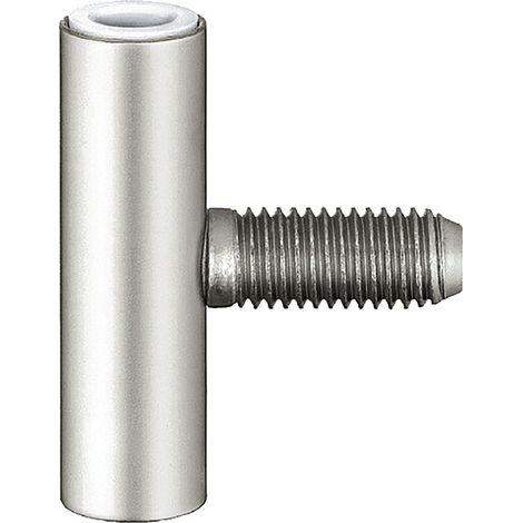 Simonswerk Türband Rahmenteil V4700WF Gewinde M10x1 Feingewinde - Band ø 15mm für Holztüren, Stahl vernickelt