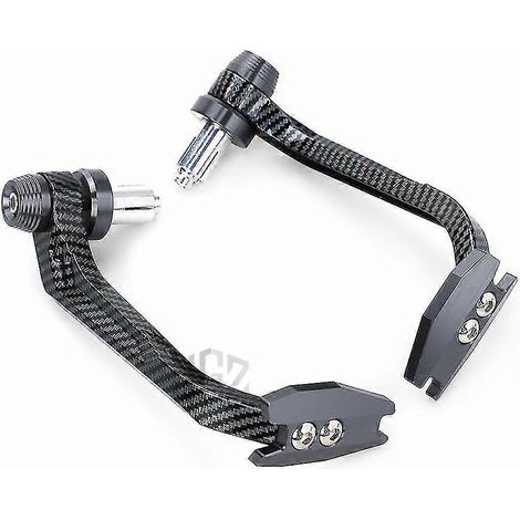 Motorrad-Lenkerendenprotektoren aus Aluminium und Carbon für Vespa GTS 250, 300, Sprint, Primavera 150, LXV, PX, GTV – ohne Logo, Titan