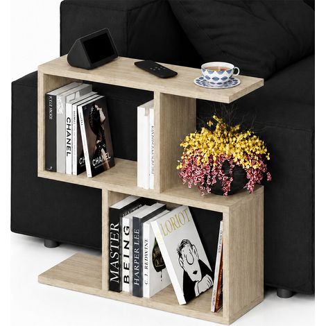 Tavolino da Caffè Rovere Tavolo S Divano Soggiorno Design Moderno 60x60x19.5 cm